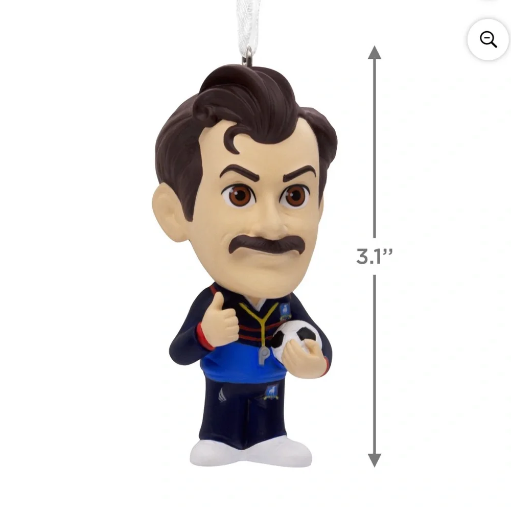 Hallmark Ted Lasso Christmas Tree‎ Ornament TV Show Character 2023 Soccer